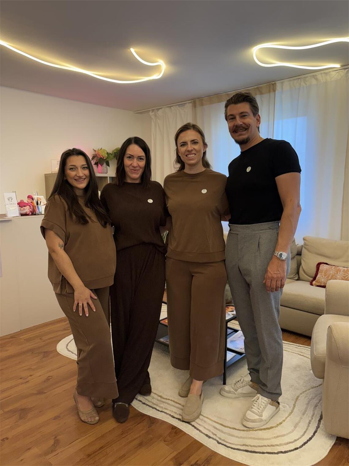 Das Team von „Das Ästhetikum“: Alicia Brettlecker, Janine Pichler, Dr. Sophie We...