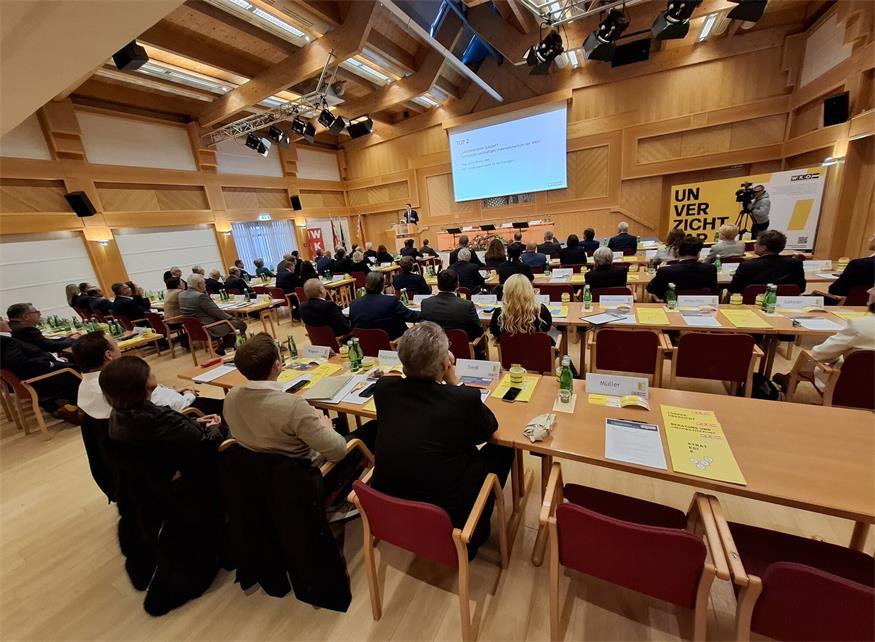 Das Wirtschaftsparlament in der Eisenstädter Kammer. Jetzt wählen die Unternehmerinnen und Unternehmer wieder ihre Vertretung.
