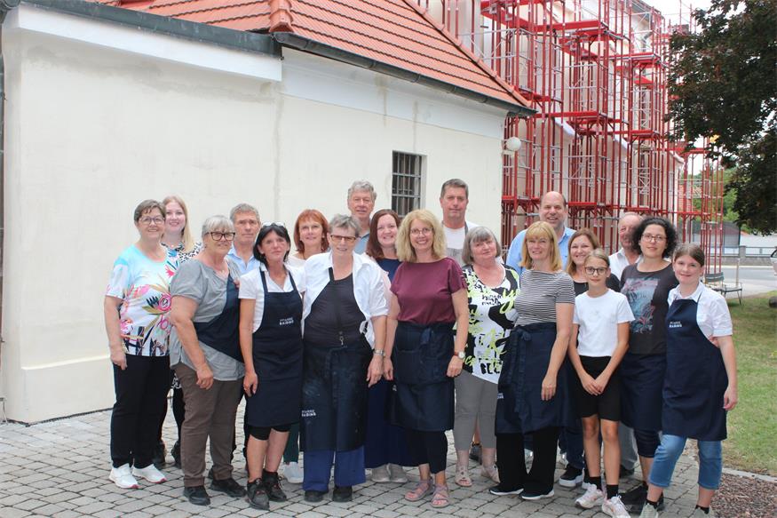 Das engagierte Team der Pfarre Raiding sorgte mit viel Einsatz für ein gelungenes Pfarrfest.