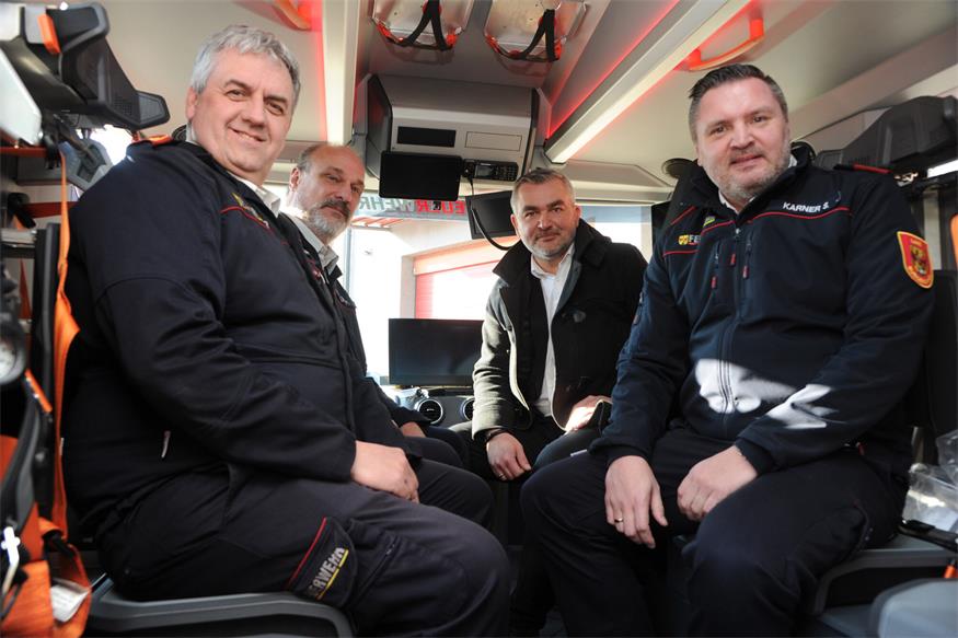 Feuerwehr präsentierte Jahresbilanz und erstes E-Tanklöschfahrzeug