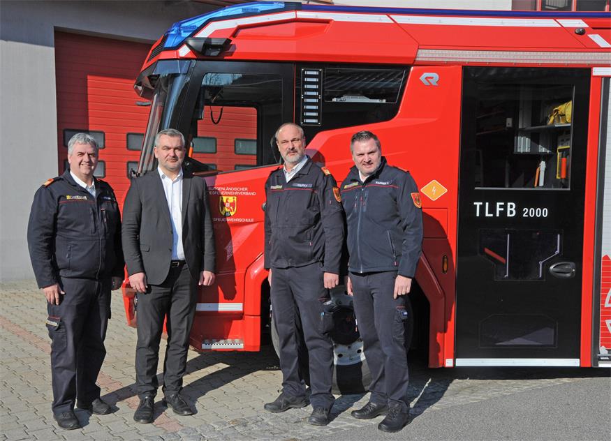 Feuerwehr präsentierte Jahresbilanz und erstes E-Tanklöschfahrzeug