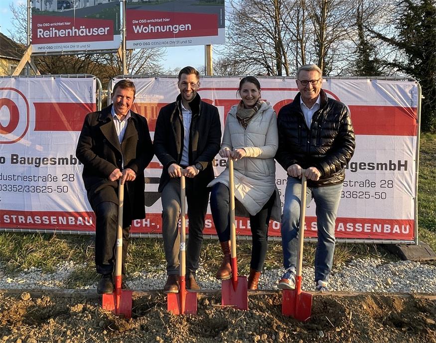 Das neue OSG-Wohnprojekt wurde mit dem Spatenstich gestartet.