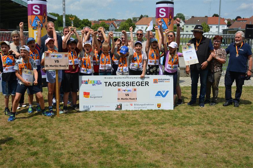 Den Landessieg 2026 holte sich die 4. Klasse der Volksschule St. Martin/Raab.