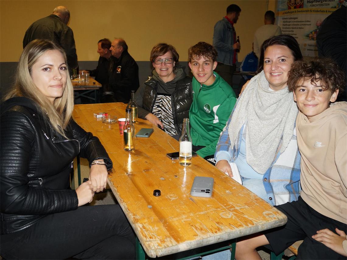 Denise Hutter, Sigrid Feurer, Moritz Feurer, Yvonne Huber und Jakob Huber.