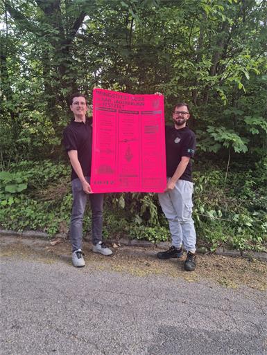 Der 1. Unpolitische Burschenverein Bad Sauerbrunn mit Obmann Maximilian Föger und Stellvertreter Marcel Ebner lädt vom 23. bis 25. Mai zum traditionellen Pfingstkirtag mit Kirtagsbaumumzug und Festzelt beim Schwimmbad. Mit dabei unter anderem die Stimmungsgaranten „Higlights“ und „Mini&Claus“.