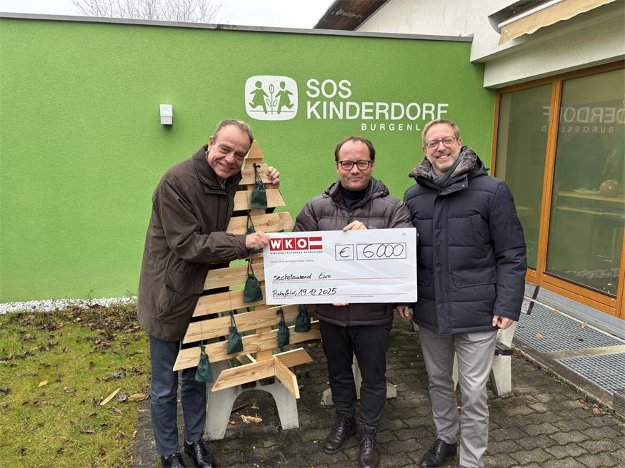 Der 6.000 Euro-Scheck wurde kürzlich übergeben.