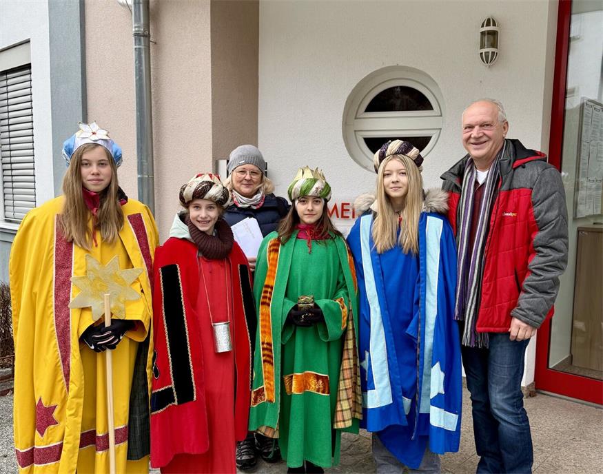 Der Besuch des Gemeindeamtes in Olbendorf hat Tradition.