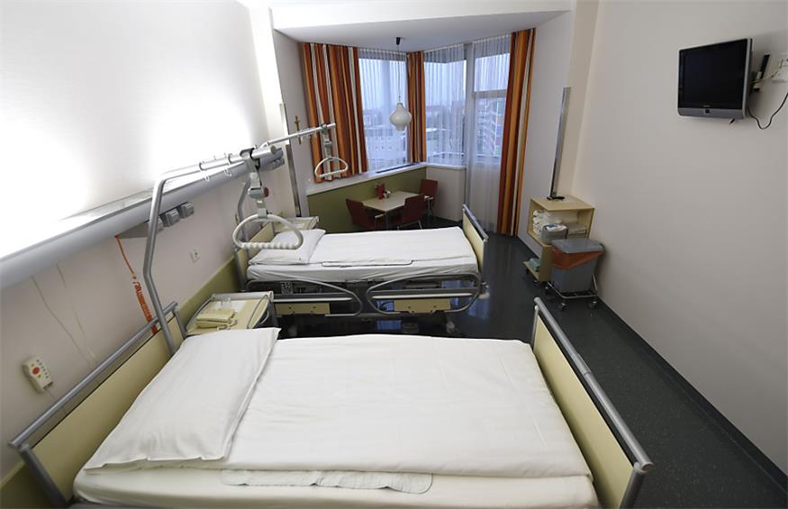 Der Brand brach in einem Patientenzimmer aus