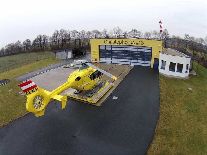 Der Christophorus 16 ist seit dem Jahr 2005 in Oberwart stationiert.
