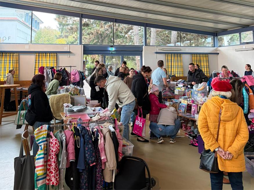 Der Flohmarkt hatte wieder richtig tolle Sachen für Babys und Kinder zu bieten.