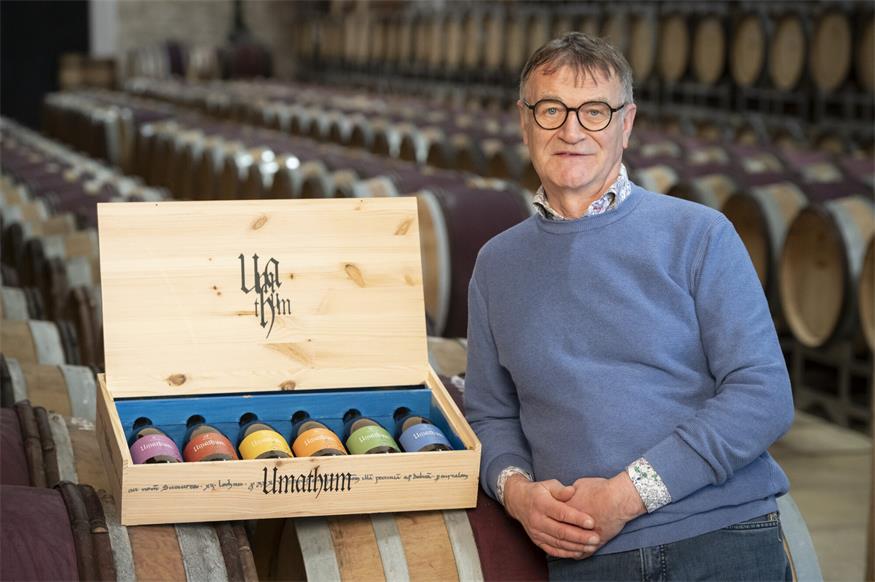 Der Frauenkirchener Winzer Josef Umathum präsentierte seine neue Weinkollektion.