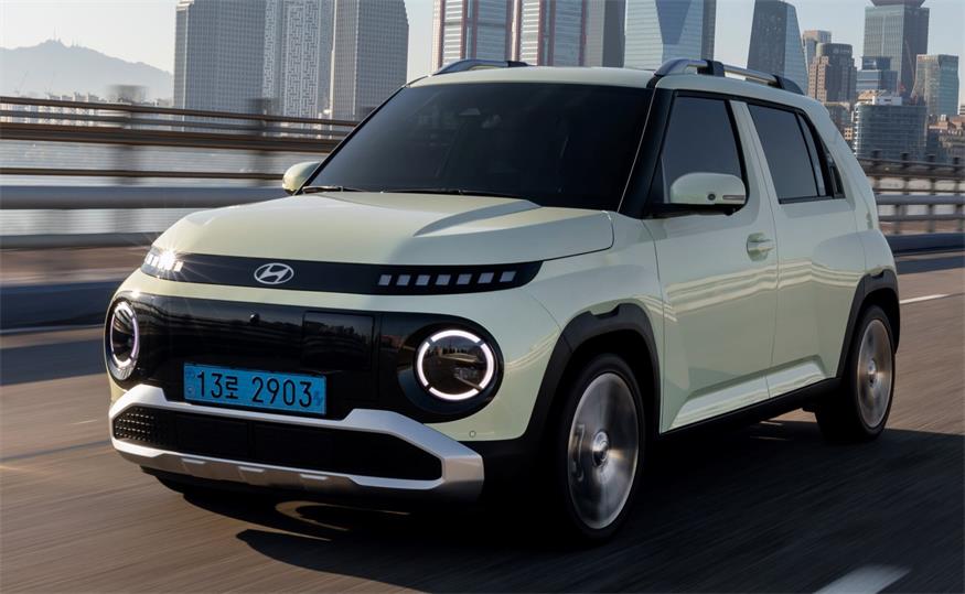 Der Inster, maximal 150 km/h schnell, ist das erste Elektroauto der Marke Hyundai im A-Segment und wurde für den europäischen Markt entwickelt.