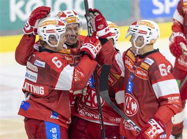 Der KAC jubelte auch in Villach (Archivbild)