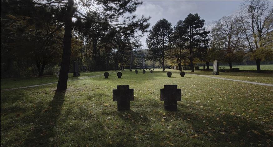 Der Lagerfriedhof in Kaisersteinbruch. 