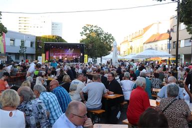 Der Mattersburger Veranstaltungsplatz präsentierte sich beim ORF Burgenland Sommerfest bestens besucht.