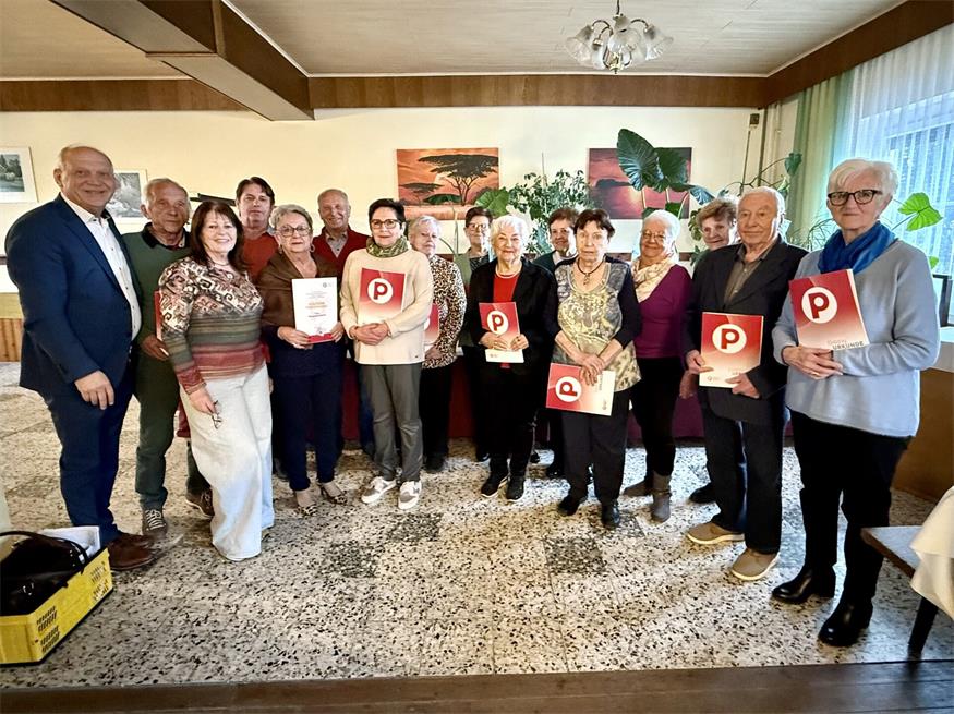 Der PVÖ Olbendorf zog Bilanz und ehrte seine Mitglieder.