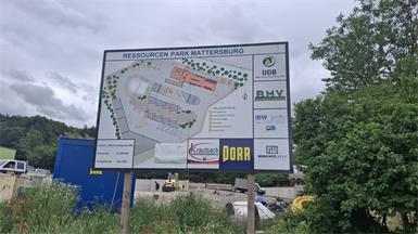 Der Ressourcenpark Mattersburg befindet sich direkt bei der örtlichen Abfallsammelstelle am Ortsende in Richtung Forchtenstein. Die Bausumme wird mit 3,6 Millionen Euro angeführt.