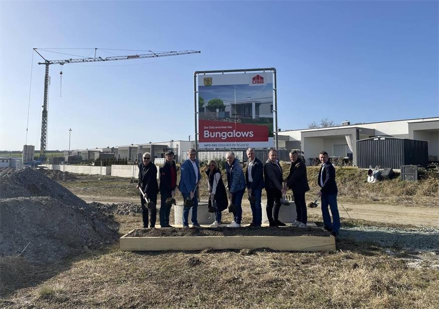 Der Spatenstich für den dritten Abschnitt fand bei herrlichem Wetter statt.