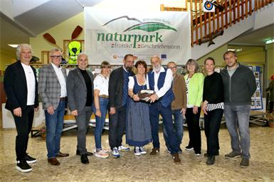 Der Vorstand des Naturpark Geschriebenstein-Írottkõ: Joachim Radics, Gerhard Schlögl, Christian Pinzker, Daniela Schröck-Lagler, Andreas Ringhofer, Sonja Kramelhofer, Engelbert Kenyeri, Norbert Friedl, Gitta Lackner, Veronika Schacht und Alexander Wurglitsch. 