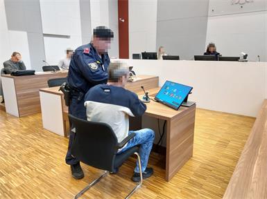 Der Zugpassagier war nach dem Vorfall verhaftet worden. Am 20. Jänner saß er vor der Richterin.