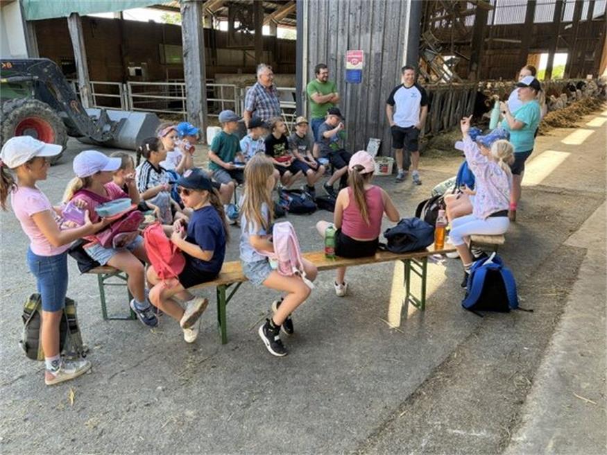 Der erlebnisreiche Tag bot viele interessante Einblicke in das Leben und Arbeiten auf einem Bauernhof und wird den Kindern noch lange in Erinnerung bleiben.