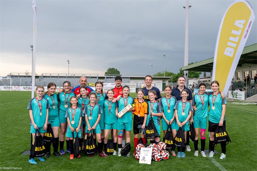Der erste Platz beim BILLA Mädchen-Cup in Parndorf ging an den SV Willendorf.