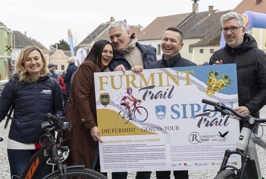 Furmint-Trail eröffnet: Neuer Radweg verbindet Rust mit Slowenien