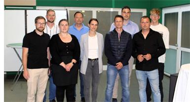 Der neue Vorstand des MSV: Martin Aufner, Markus Theiler, Sabrina Richter, Karl Schwarz, Gabriele Höller, Michael Mörz, Nedeljko Malic, Mauro Abdihozdic, Stefan Theiler (v.l.).