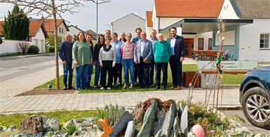 Der neue Vorstand des Verschönerungsvereins Unterfrauenhaid.