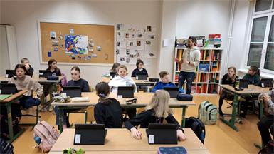 Der spannende Workshop kam bei den Kids sehr gut an.