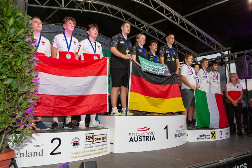 Deutschland holte sich bei den European Championships in Oberwart den ersten Platz. Österreich sicherte sich Rang zwei, Italien komplettierte das Podest auf Platz drei.