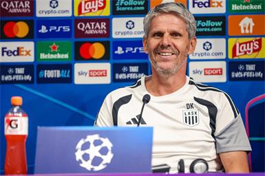 Didi Kühbauer darf sich mit dem LASK auf die Gruppenphase der UEFA Champions League freuen - am Donnerstag erfolgt die Auslosung. 