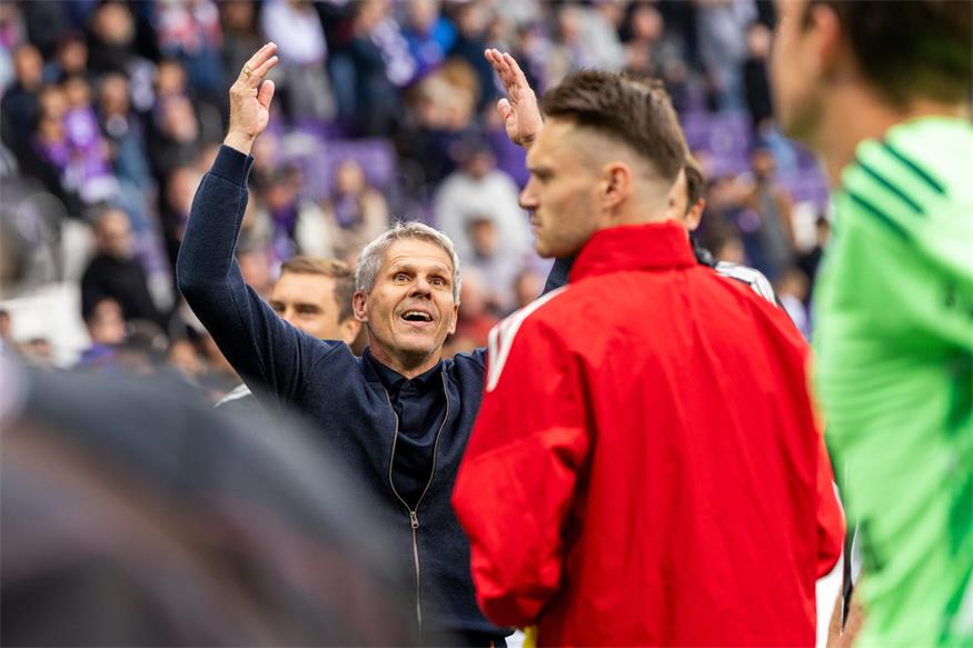 Didi Kühbauer kam nach dem Meistertitel über seine Mannschaft ins Schwärmen.
