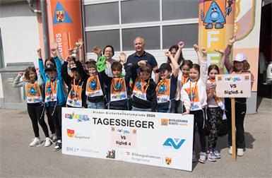 Die 4. Klasse der VS Sigleß durfte sich über den Tagessieg freuen.