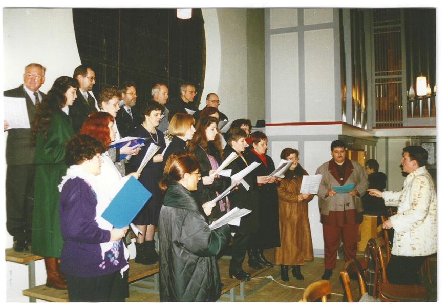 Die Anfänge des Kirchenchores liegen mittlerweile drei Jahrzehnte zurück.