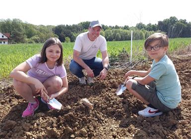 Die Arbeit am Biohof Pomper machten den Kids sehr viel Spaß.