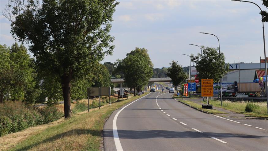 Die Auffahrt Weppersdorf ist in der kommenden Woche für den Verkehr gesperrt.