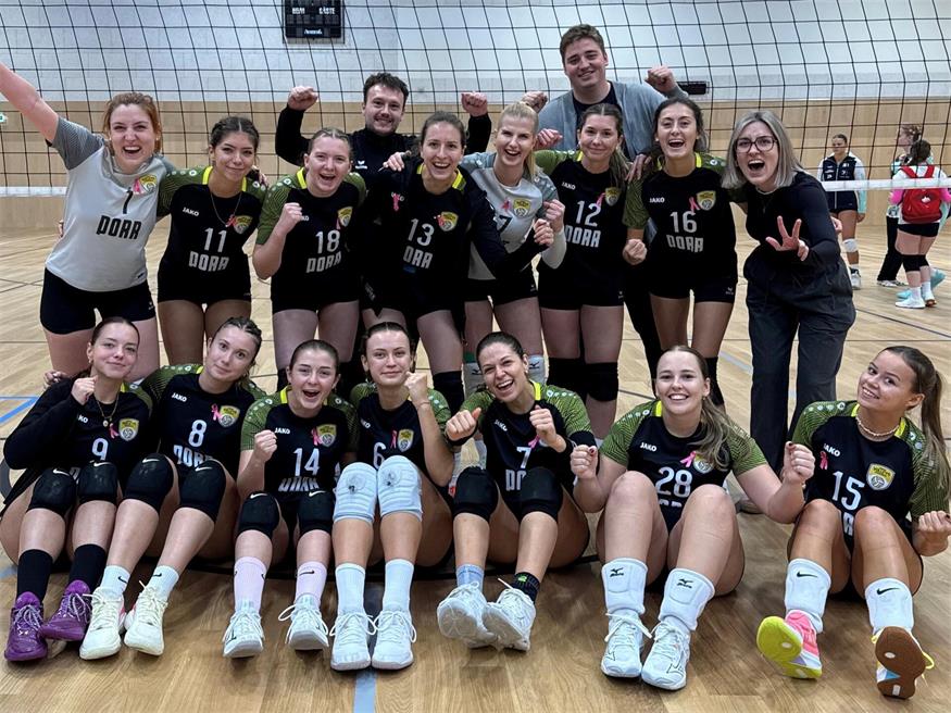 Die Einsermannschaft der Campus Volleys Stegersbach war am Wochenende beim Güssinger Zweierteam erfolgreich.