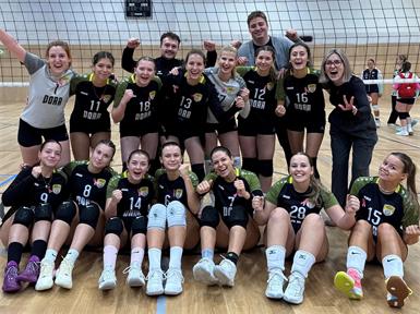 Die Einsermannschaft der Campus Volleys Stegersbach war am Wochenende beim Güssinger Zweierteam erfolgreich.
