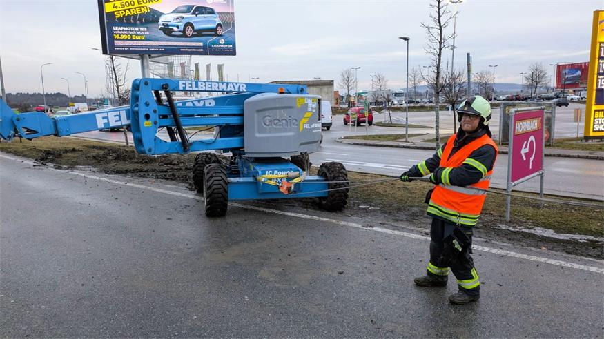 Die Feuerwehr Kleinhöflein hatte alle Hände voll zu tun.