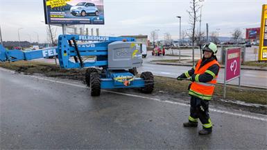 Die Feuerwehr Kleinhöflein hatte alle Hände voll zu tun.