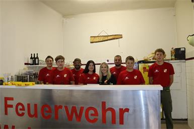 Die Florianis rund um Kommandant Reinhard Mauerschitz waren am Wochenende im Fest-Einsatz.