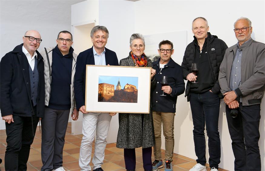 Die Fotografen der Ausstellung: Ernst Breitegger, Martin Pfeiffer, Michael Gerbavsits, Eveline Rabold, Erwin Muik, Robert Brünner und Ossy Hager. 