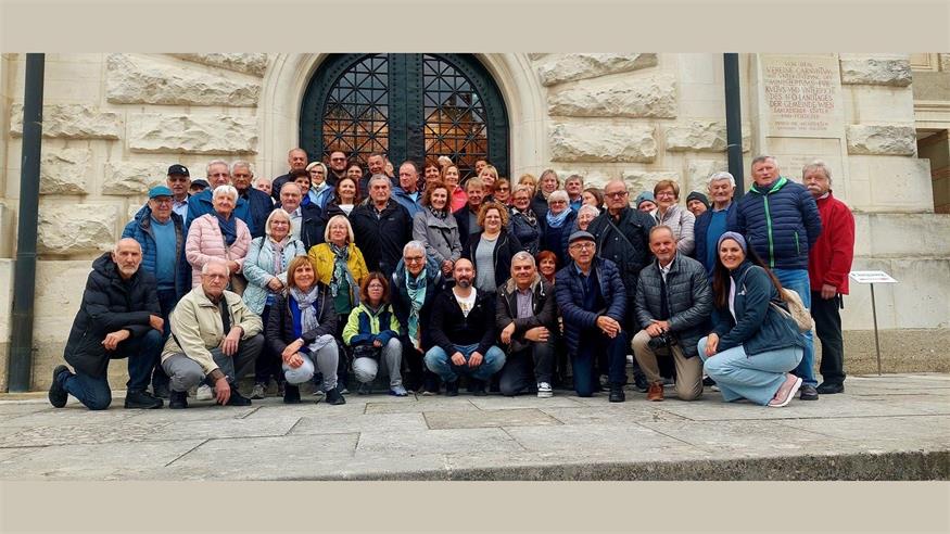 Die Gruppe rund um Obmann Oswald Gruber in Bad Deutsch Altenburg.