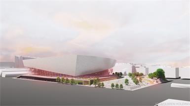 Die Halle soll bis 2030 fertiggestellt werden
