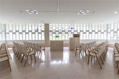 Die Kapelle der neuen Klinik Oberwart.