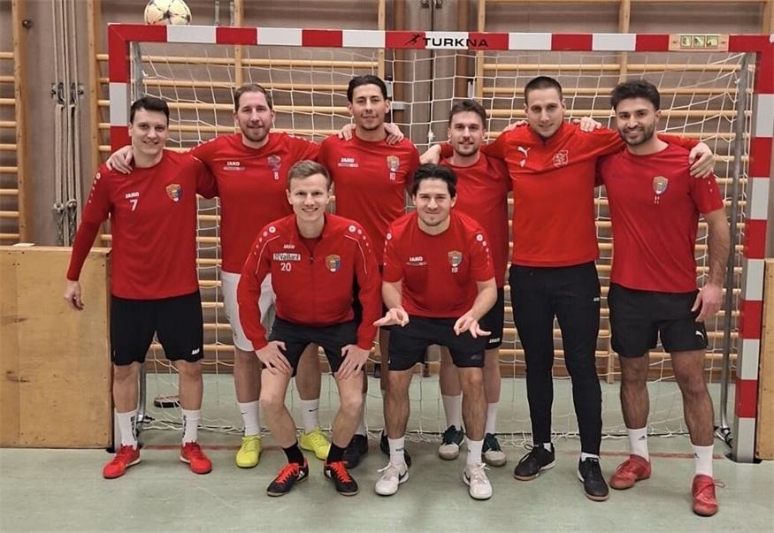 Die Kittsee-kicker starteten am Montag in der Halle mit der Vorbereitung.