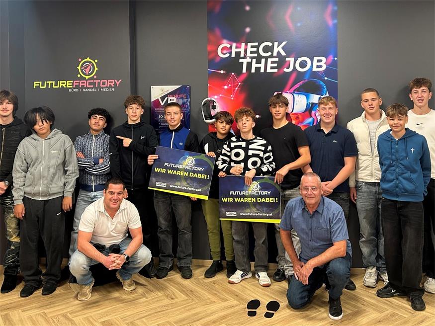 Das Mattersburger Poly besuchte die „Future Factory“