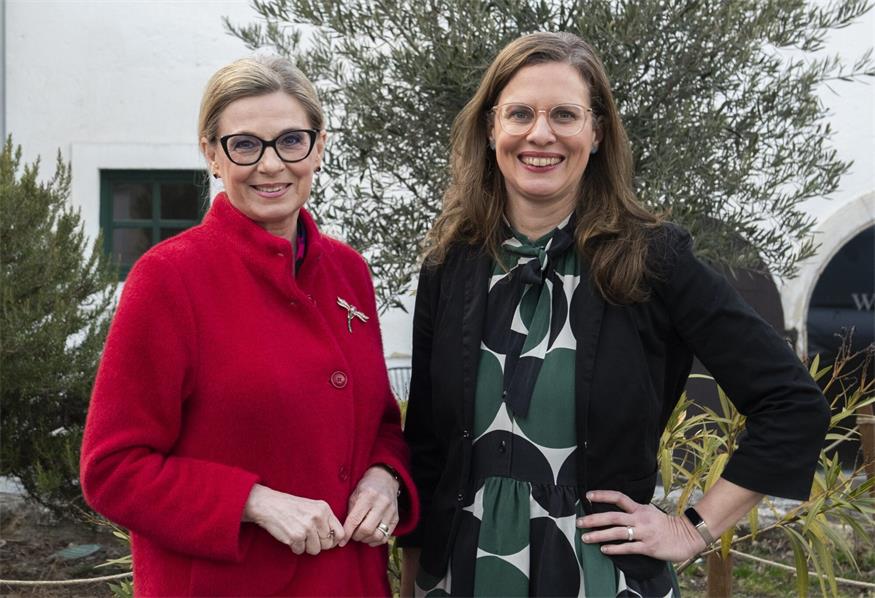 Die Klimatologin und die Landeshauptmann-Stellvertreterin: Christa Kummer und Anja Haider-Wallner (v.l.).