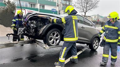 Die Mattersburger Feuerwehrmänner waren eine halbe Stunde im Einsatz.